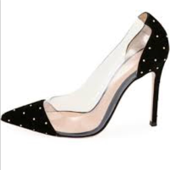 Gianvito Rossi Shoes - Gianvito Rossi suede Plexi 110 pumps 🖤 SALE 🖤